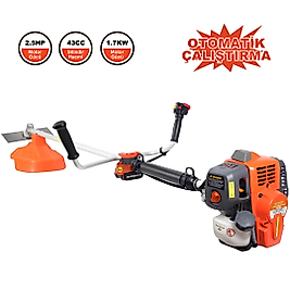 Haktaş JS-CG430 Benzinli Yan Tırpan - Otomatik Çalıştırma Sistemli 43cc