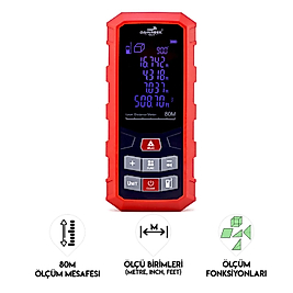 Mesafe Ölçer H01 RED